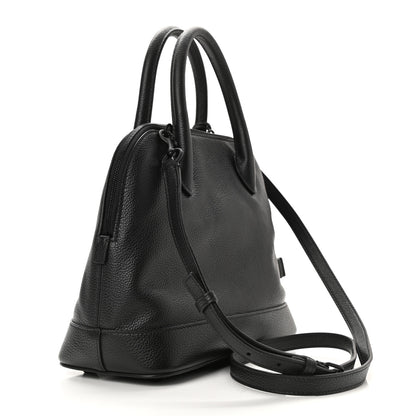 Balenciaga Supple Calfskin Rivet Small Ville Top Handle Bag Black 3 of 11