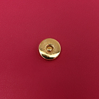 Saint Laurent Calfskin Classic Y Ligne Clutch Fuchsia 9 of 12