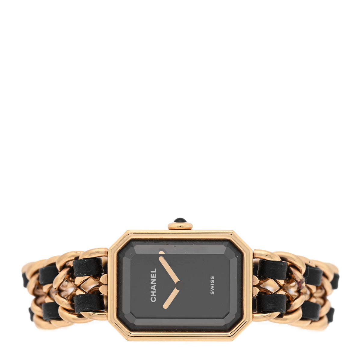 Stainless Steel Lambskin 20mm Chain Premiere Quartz Watch Gold M