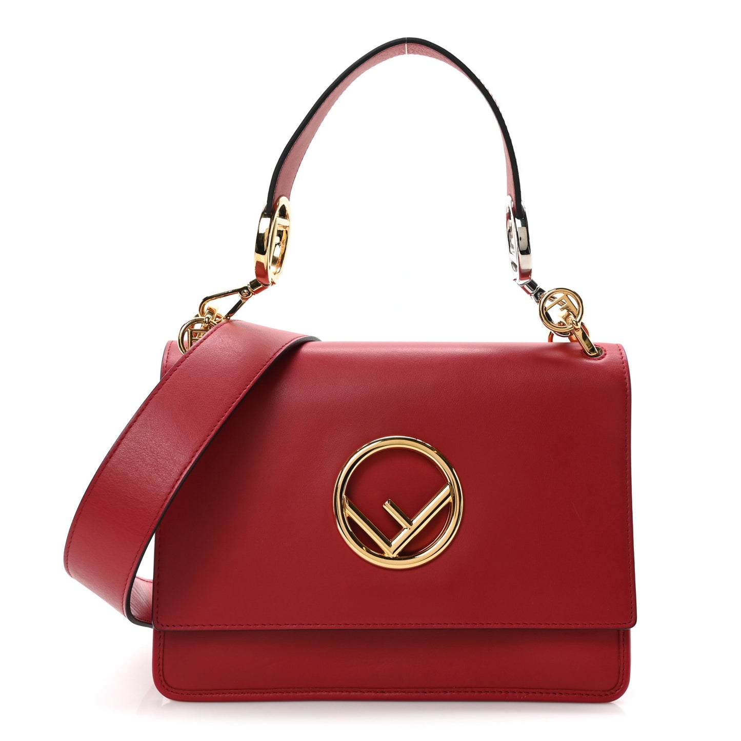 Vitello Century Opaco F is Fendi Kan I Shoulder Fragola