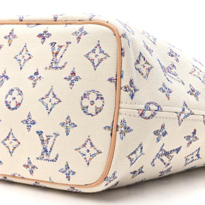Louis Vuitton Monogram Jacquard Neverfull MM Multicolor Beige 10 of 17