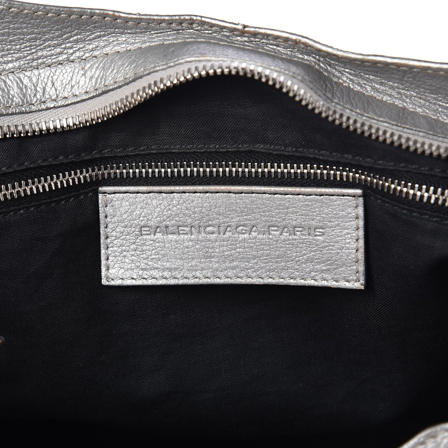Pearlescent Goatskin Classic Palladium Hardware City Gris Gris Light