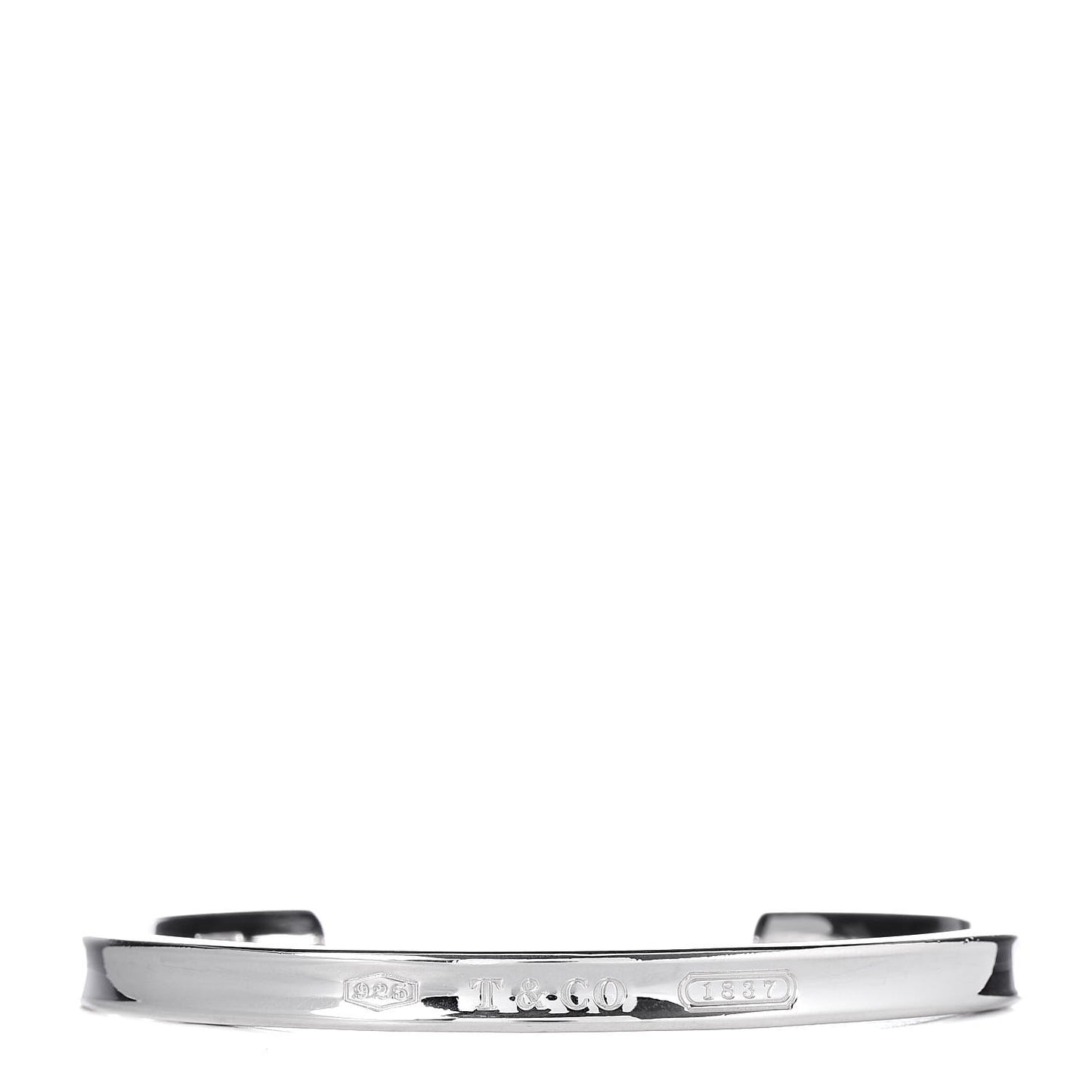 Sterling Silver Narrow 1837 Cuff Bracelet