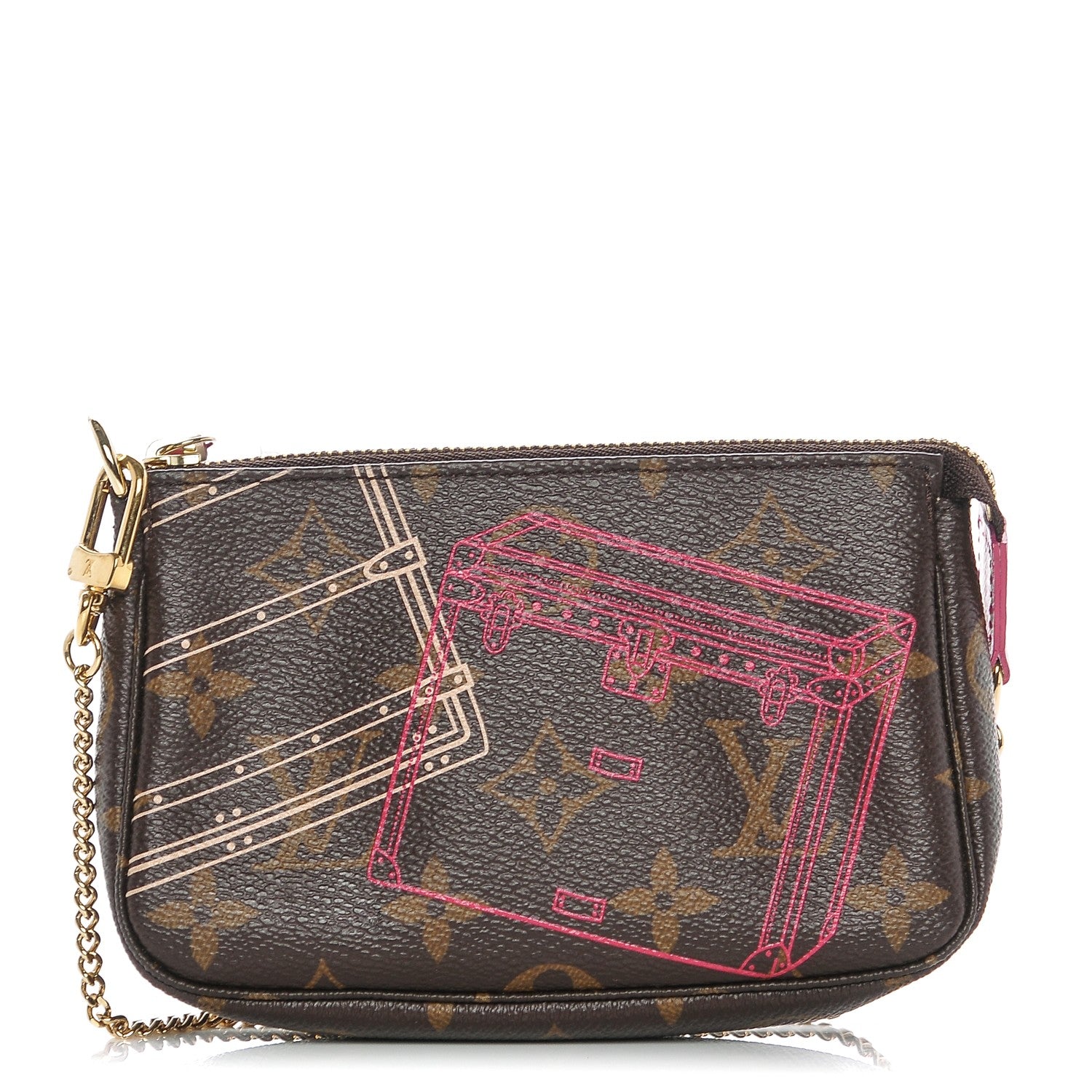 Louis Vuitton Monogram 2014 Christmas Animation Mini Pochette Accessories 1 of 6