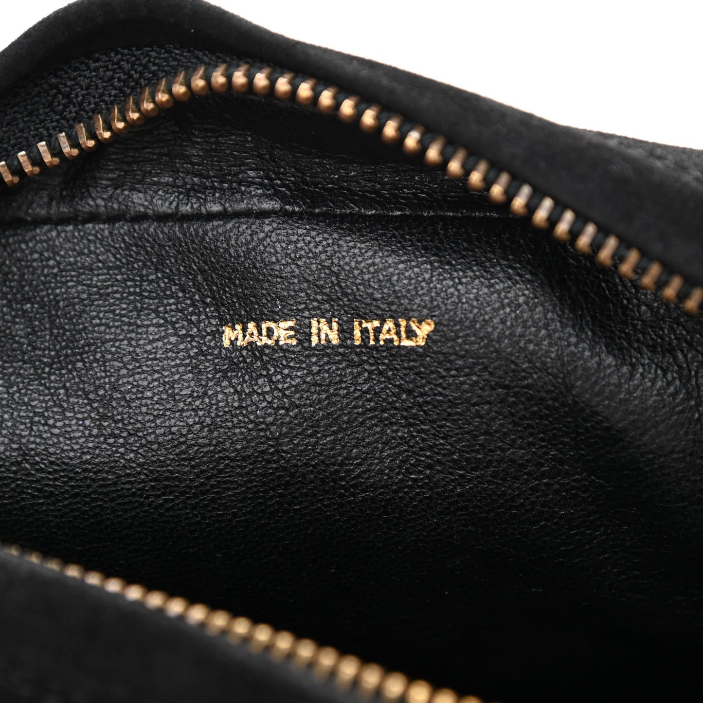 Suede Quilted CC Tassel Flap Camera Case Black