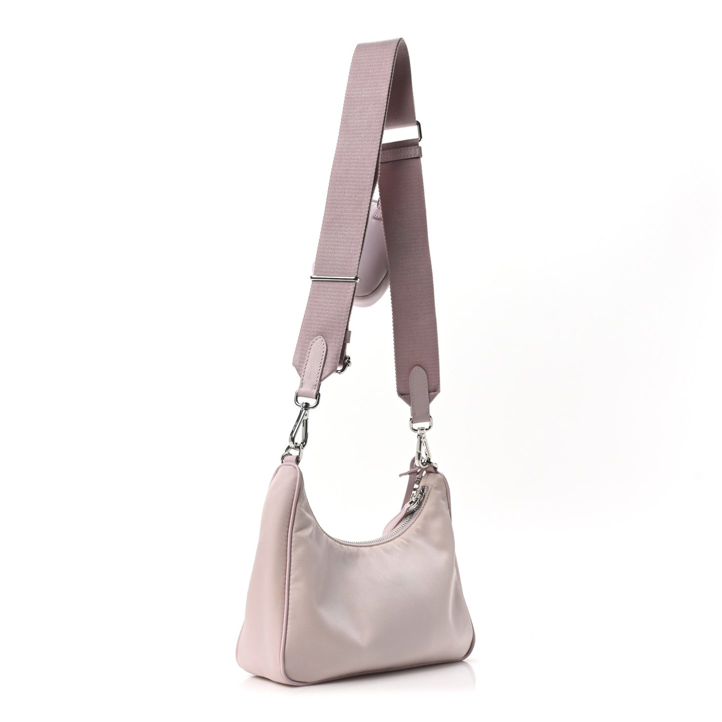 Nylon Re-Edition 2005 Shoulder Bag Alabastro
