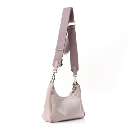 Prada Nylon Re-Edition 2005 Shoulder Bag Alabastro 3 of 10