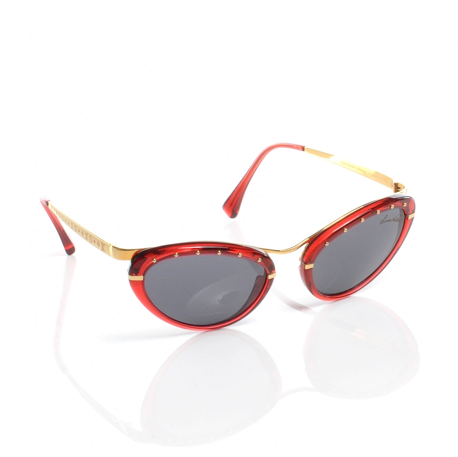 Louis Vuitton Cat Eye Sunglasses Red 3 of 6