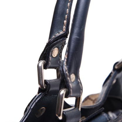 Gucci Metallic Monogram Medium Sukey Tote Blue 15 of 15