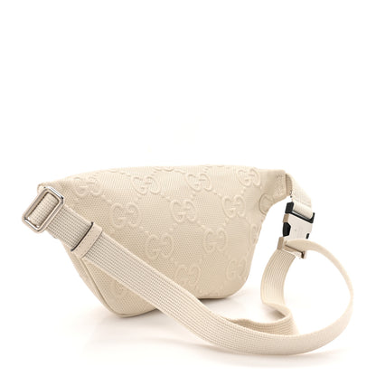 Gucci Calfskin GG Tennis Embossed Belt Bag Mystic White 3 of 10