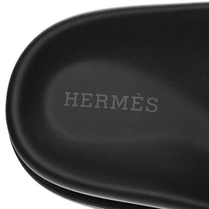 Hermes Nappa Extra Sandals 38 Gris Argent 7 of 9