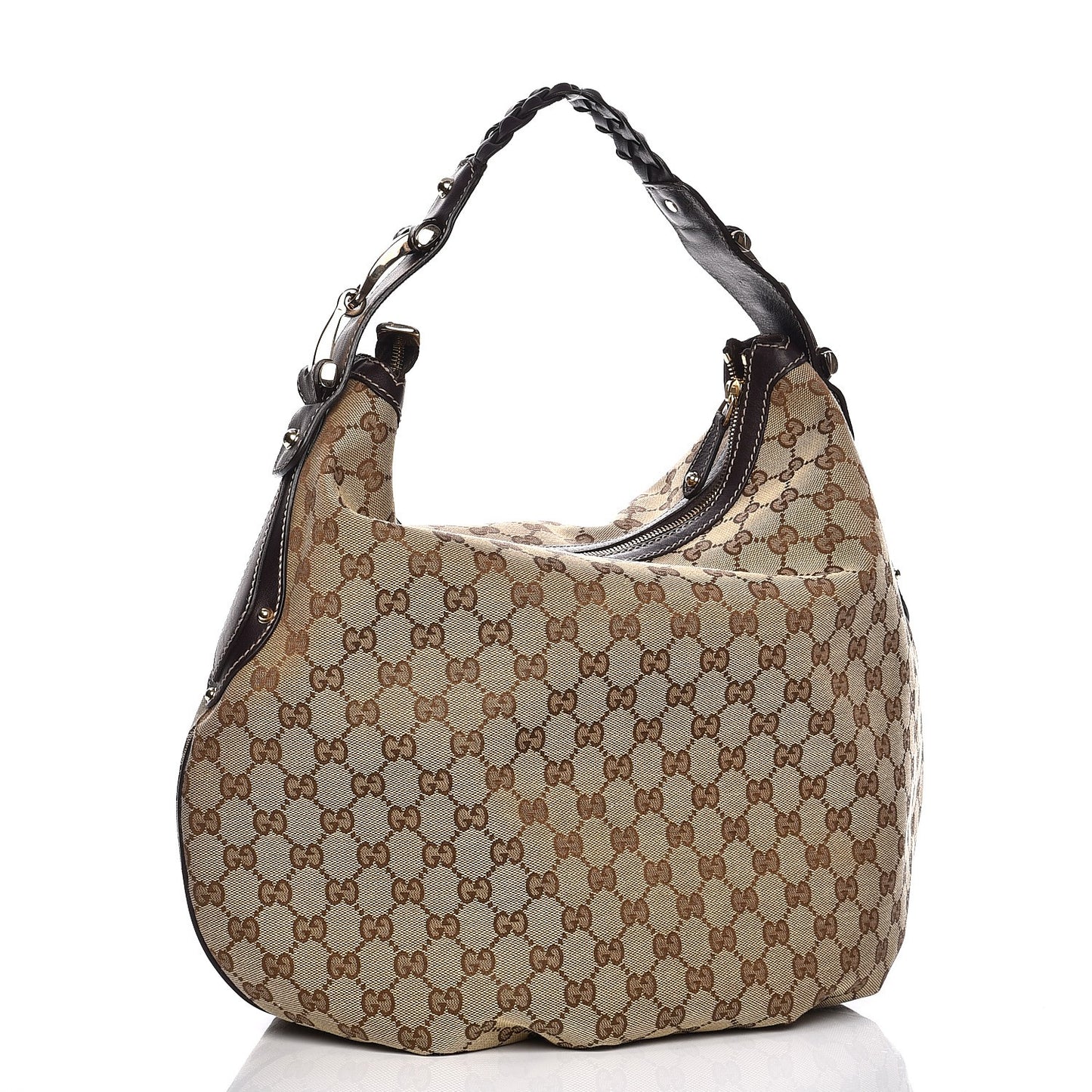 Monogram Medium Pelham Hobo Dark Brown