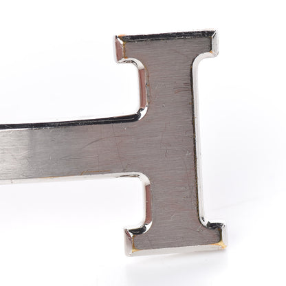 Hermes Brushed Palladium 32mm H Belt Buckle 7 of 7