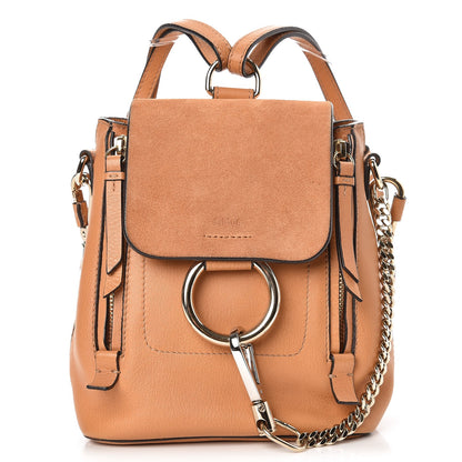 Chloe Suede Calfskin Mini Faye Backpack Blushy Pink 1 of 8