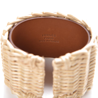 Hermes Barenia Osier Collier De Chien CDC Picnic Bracelet S Fawn 4 of 8