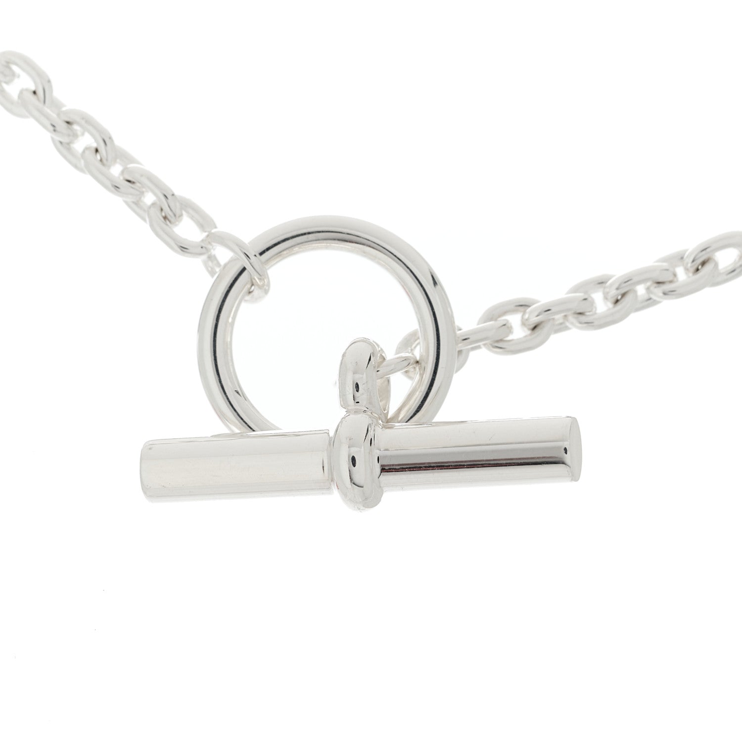 Hermes Sterling Silver Farandole Necklace 80 5 of 6