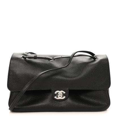 Chanel Grained Calfskin Small Souplissimo Maxi Flap Black 1 of 10