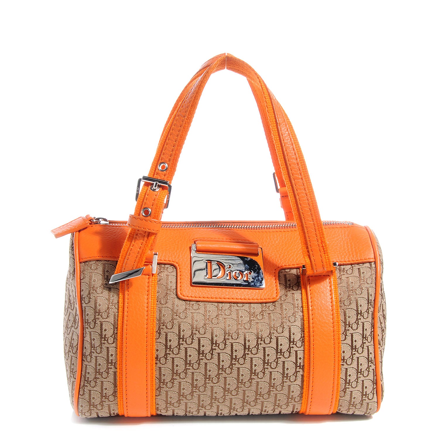 Christian Dior Diorissimo Bowler Orange 1 of 8