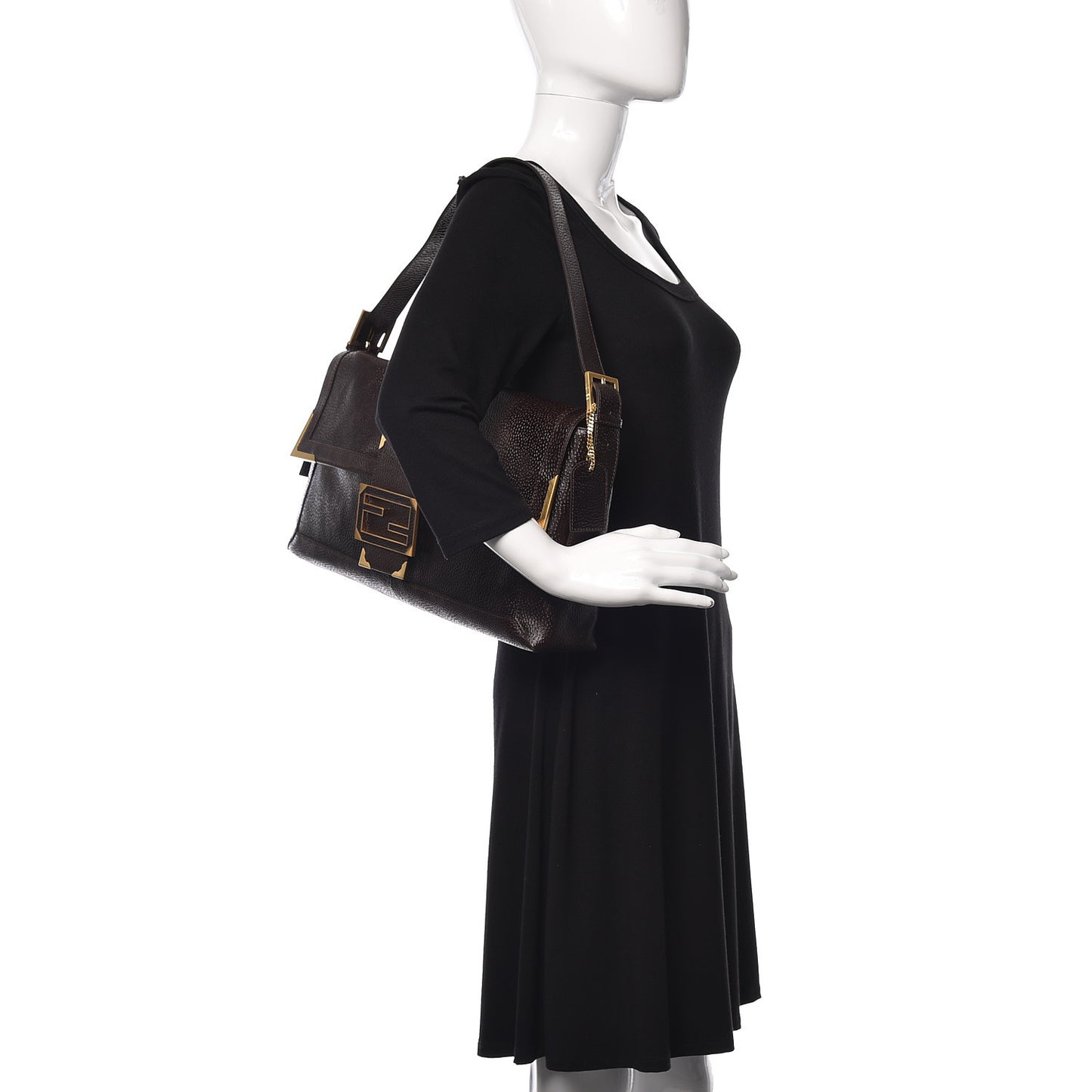 Vitello Large Convertible Baguette Moro