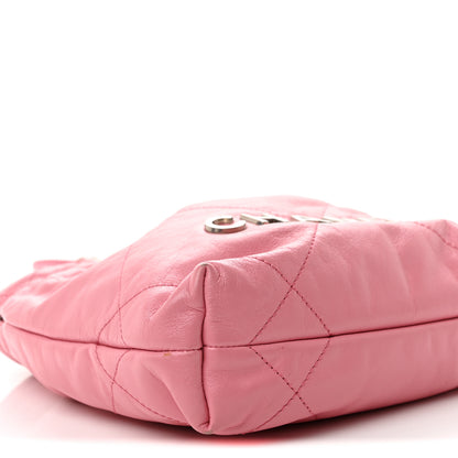 Chanel Shiny Calfskin Quilted Mini Chanel 22 Pink 8 of 10
