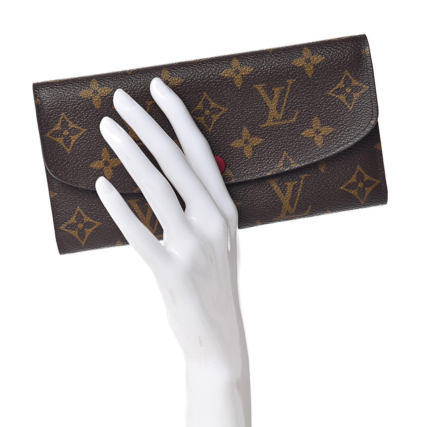 Louis Vuitton Monogram Emilie Wallet Fuchsia 2 of 9