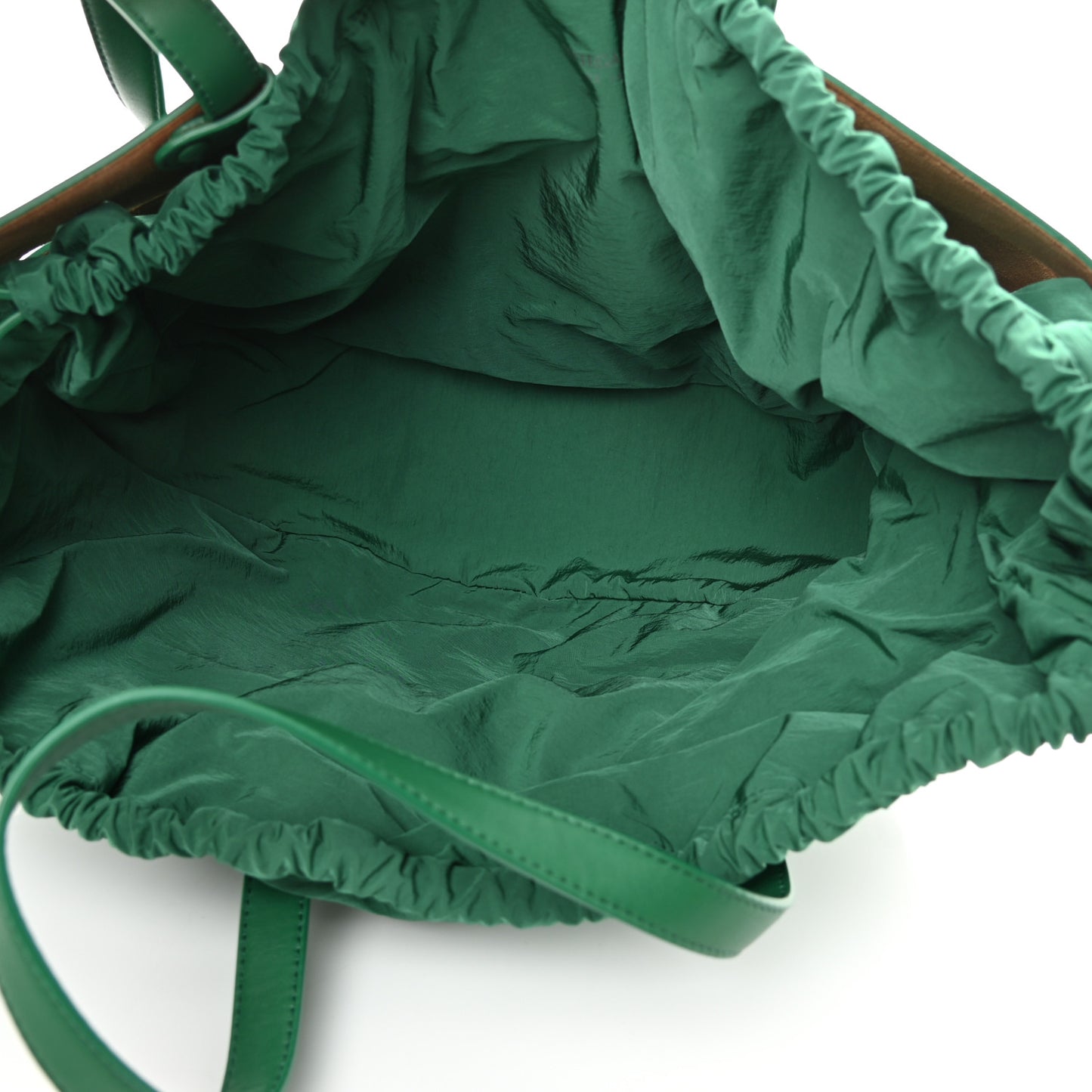 French Calfskin Shell Bag Racing Green