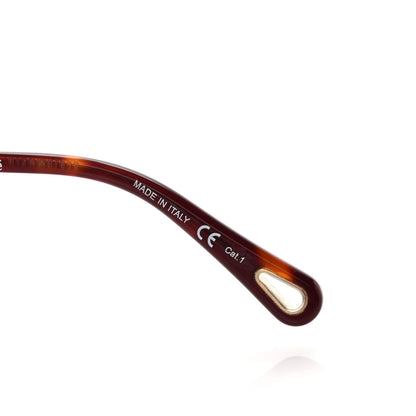 Chloe Metal Heart Folding Sunglasses CH0071S Gold 6 of 9