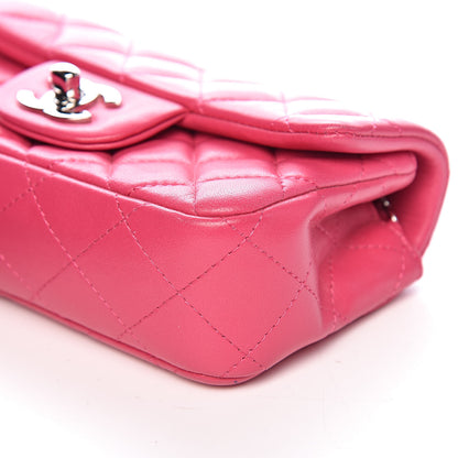 Chanel Lambskin Quilted Extra Mini Rectangular Flap Pink 11 of 11