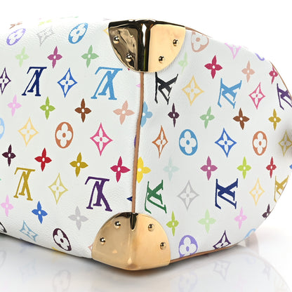 Louis Vuitton Monogram Multicolor Speedy 30 White 7 of 8