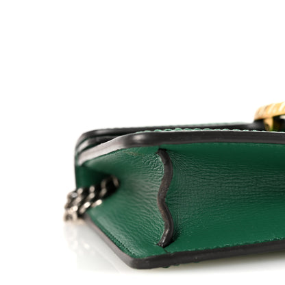 Gucci Azalea Calfskin Enamel Super Mini Dionysus Shoulder Bag New Shamarock Emerald 8 of 9