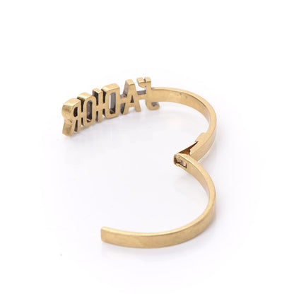Christian Dior Metal J'Adior Bracelet Cuff Gold 3 of 6