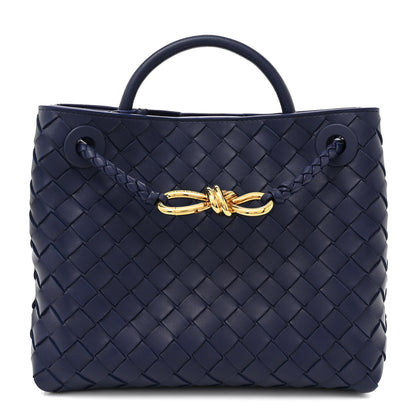 Bottega Veneta Nappa Intrecciato Small Andiamo Shoulder Bag Duke 1 of 9