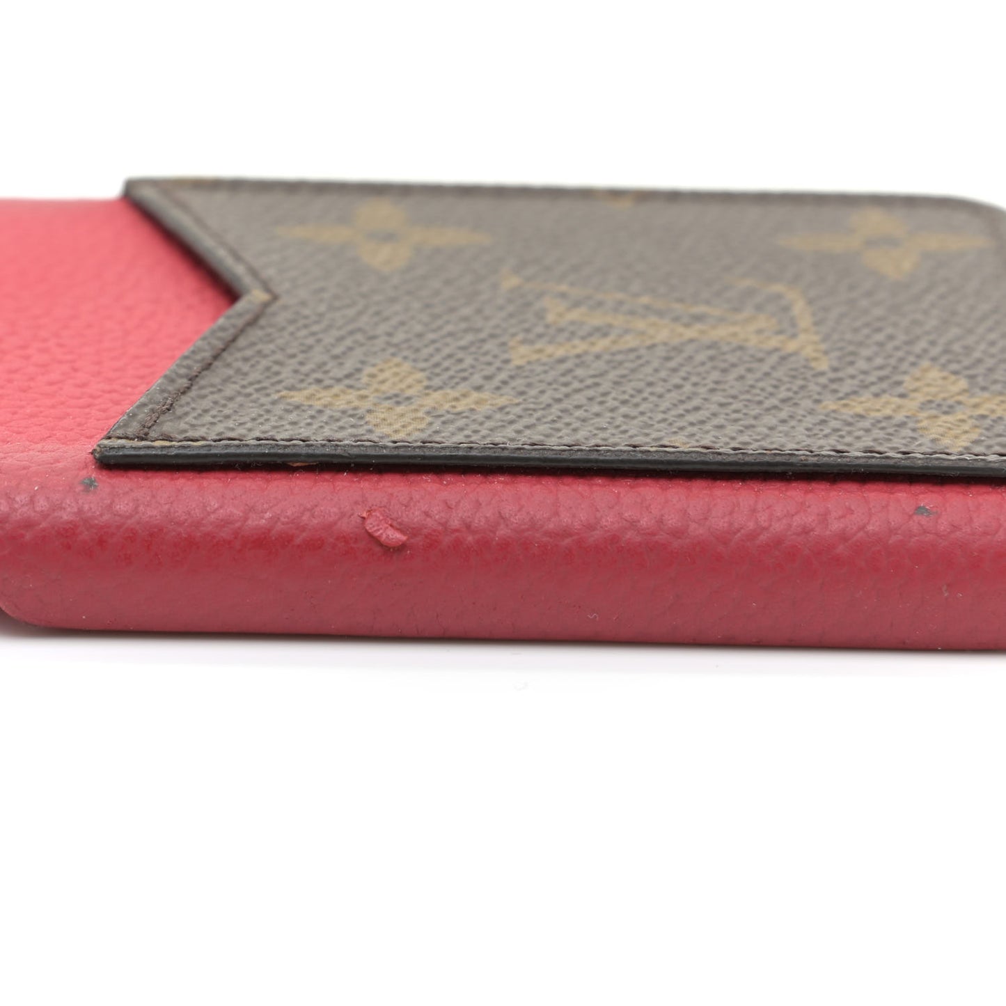 Calfskin Monogram iPhone 11 Pro Bumper Scarlet