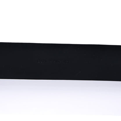 Chanel Patent Plexiglass CC Boy Belt 90 36 Black Blue 5 of 8