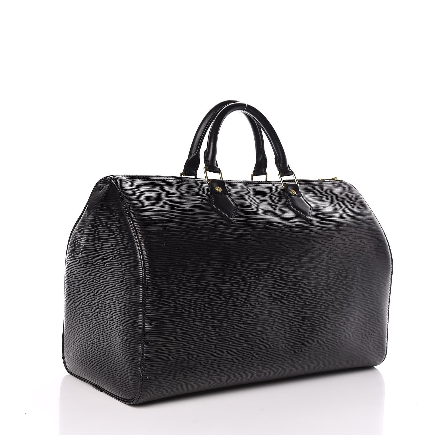 Louis Vuitton Epi Speedy 35 Black 3 of 15
