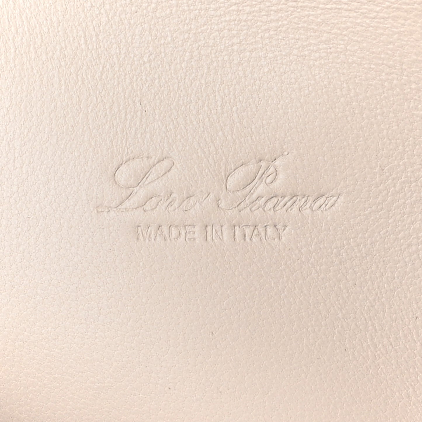 Grained Calfskin L19 Extra Pocket Pouch Light Travertine