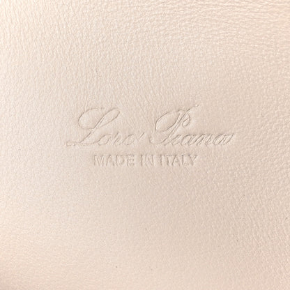 Loro Piana Grained Calfskin L19 Extra Pocket Pouch Light Travertine 6 of 10