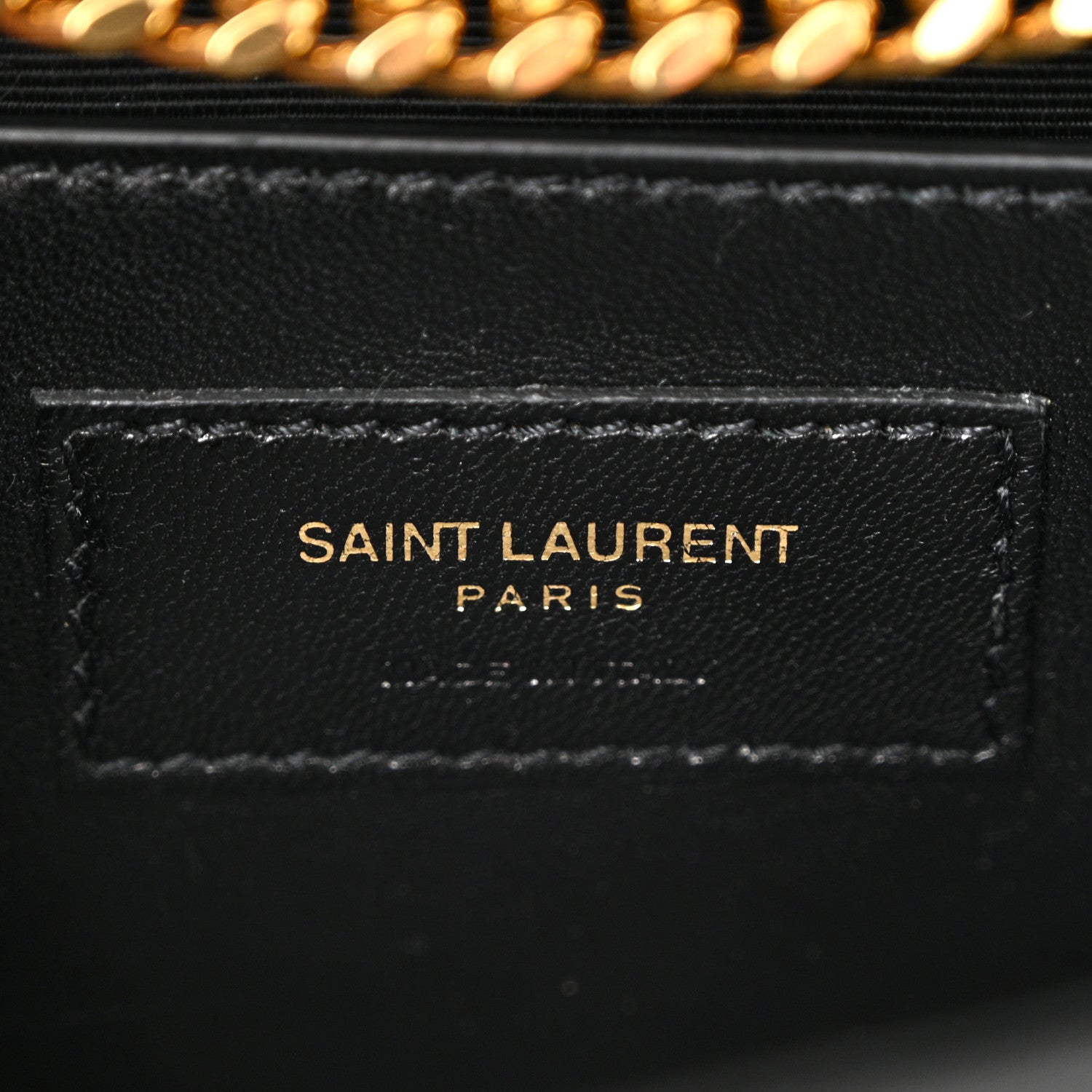 Saint Laurent Grain De Poudre Small Monogram Kate Satchel Black 6 of 11