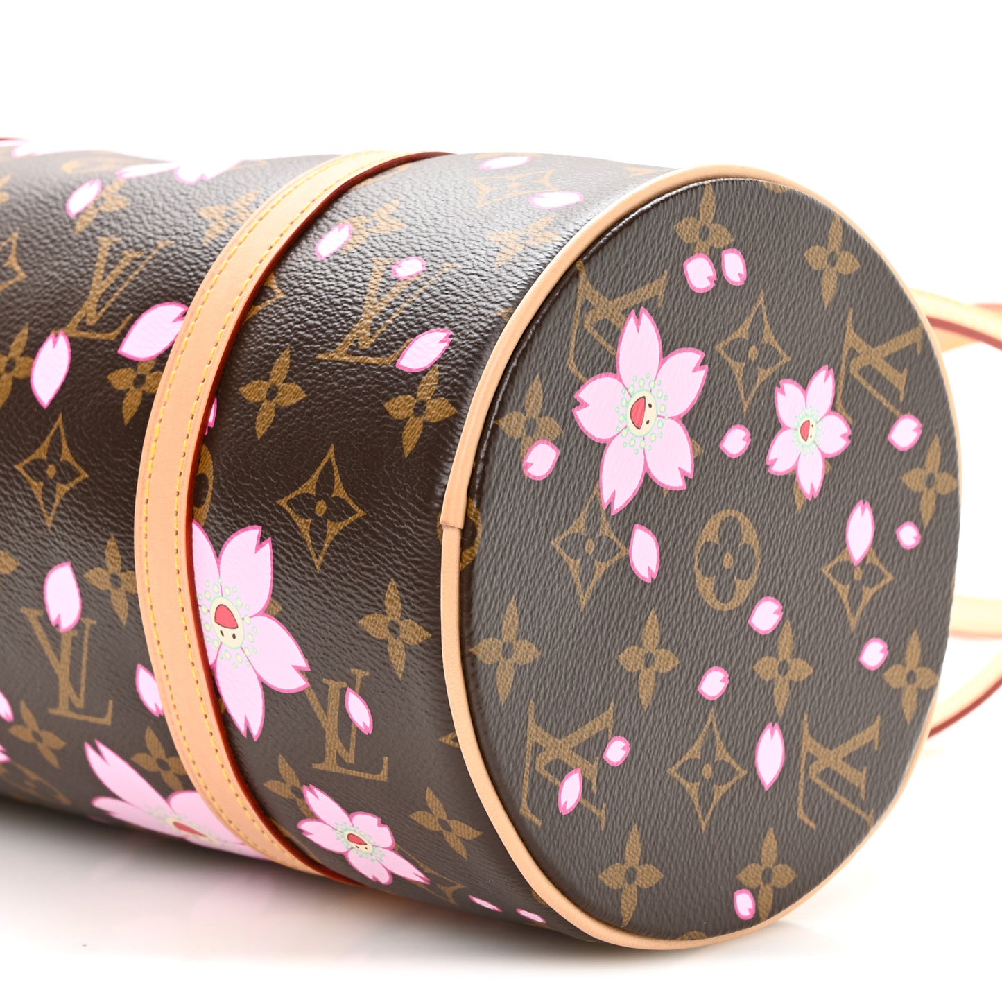 LV X TM Monogram Cherry Blossom Papillon Sakura Brown