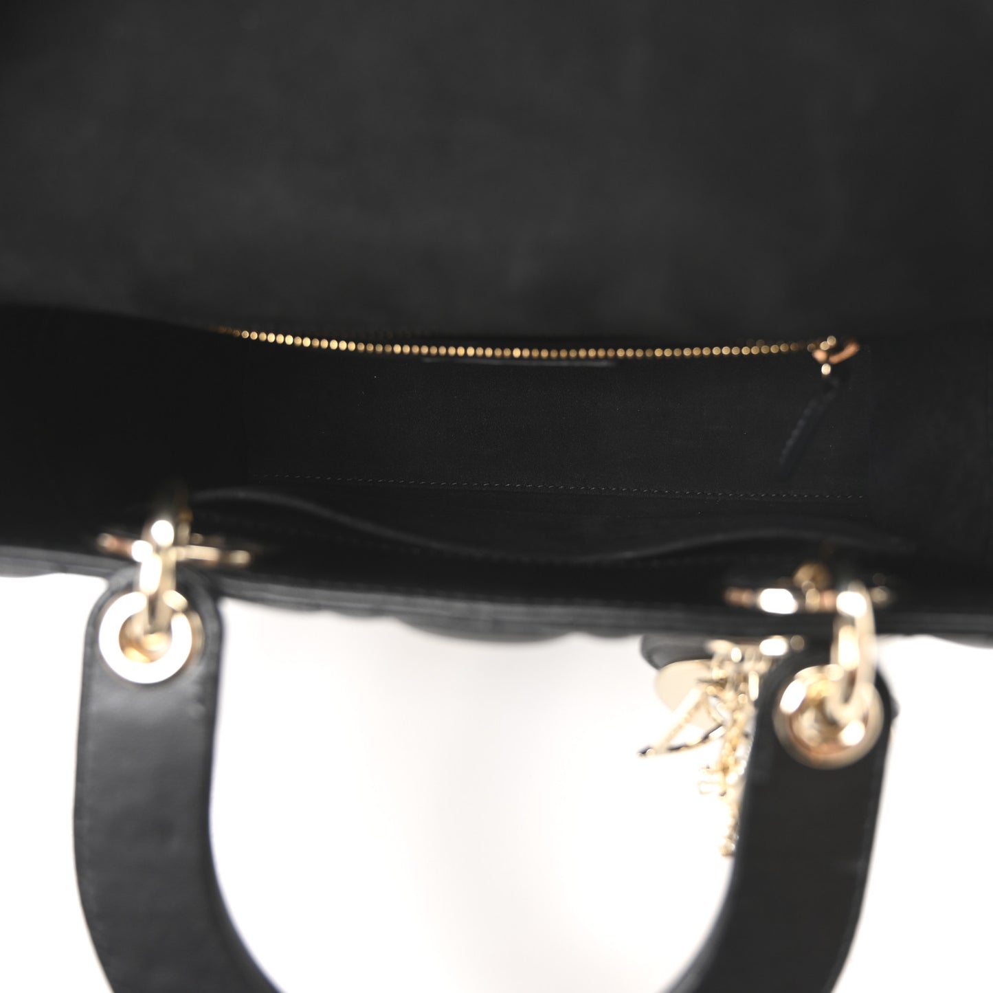 Lambskin Cannage Small My ABCDior Lady Dior Black