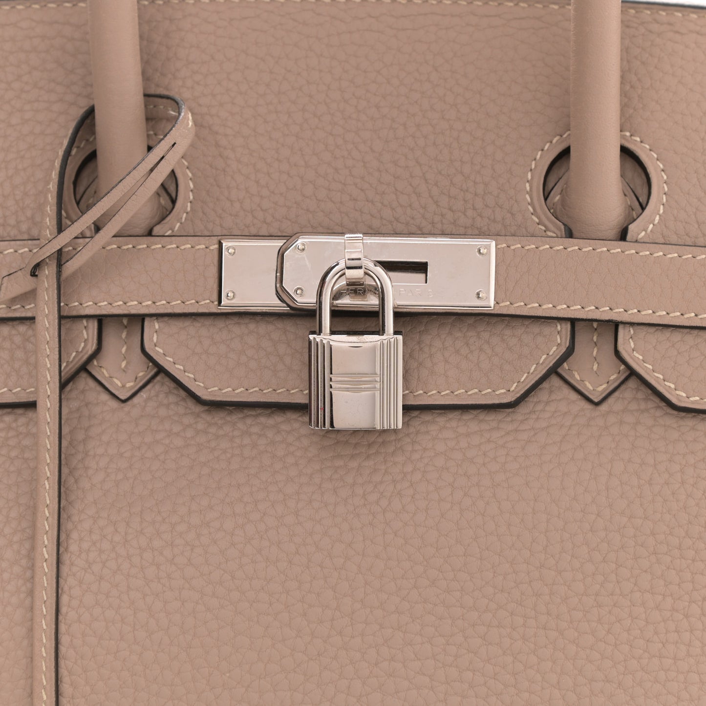 Taurillon Clemence Birkin 35 Gris Tourterelle