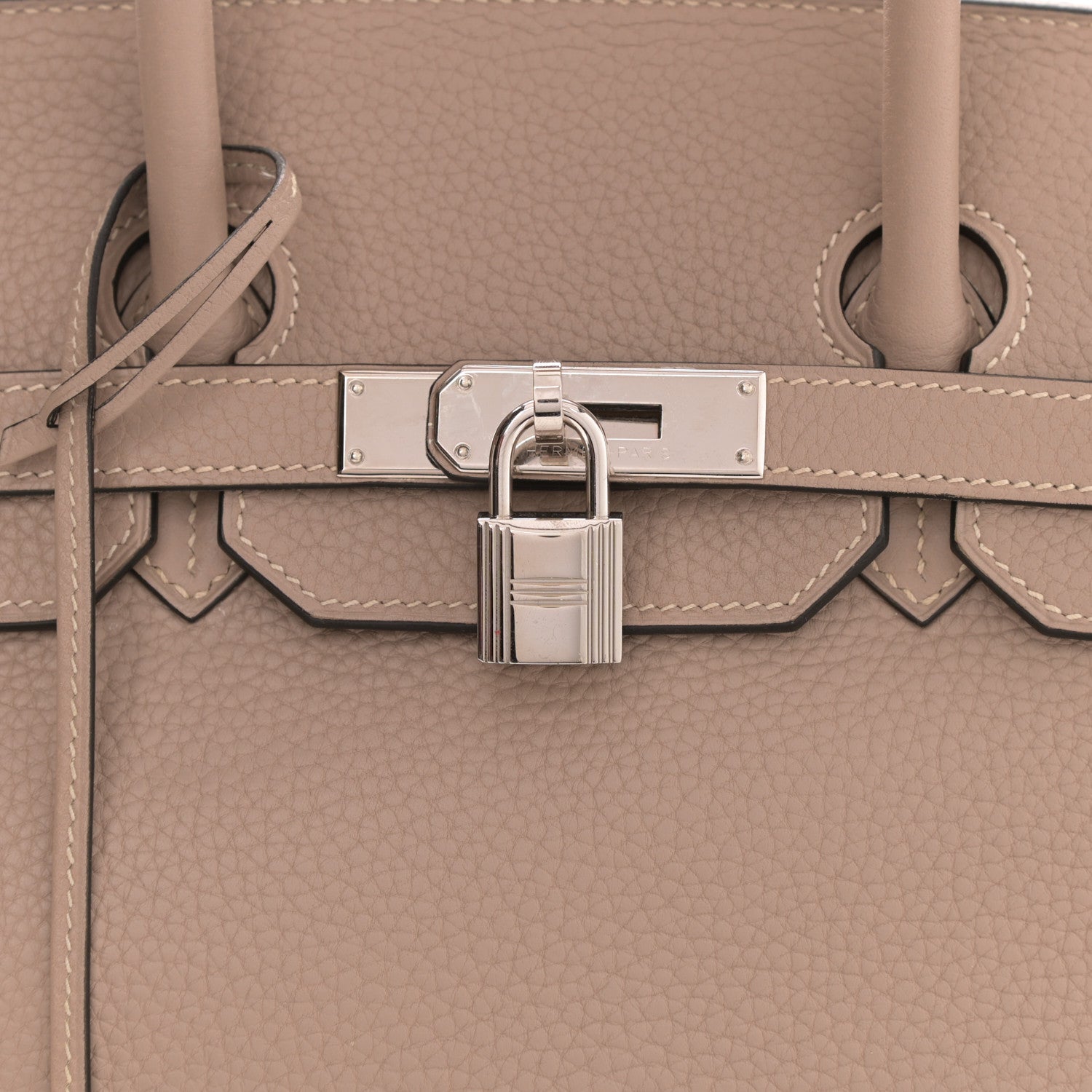 Hermes Taurillon Clemence Birkin 35 Gris Tourterelle 11 of 15