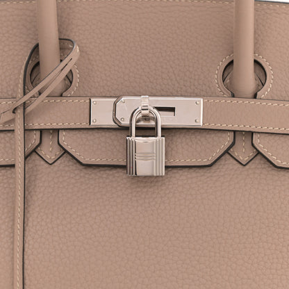 Hermes Taurillon Clemence Birkin 35 Gris Tourterelle 11 of 15