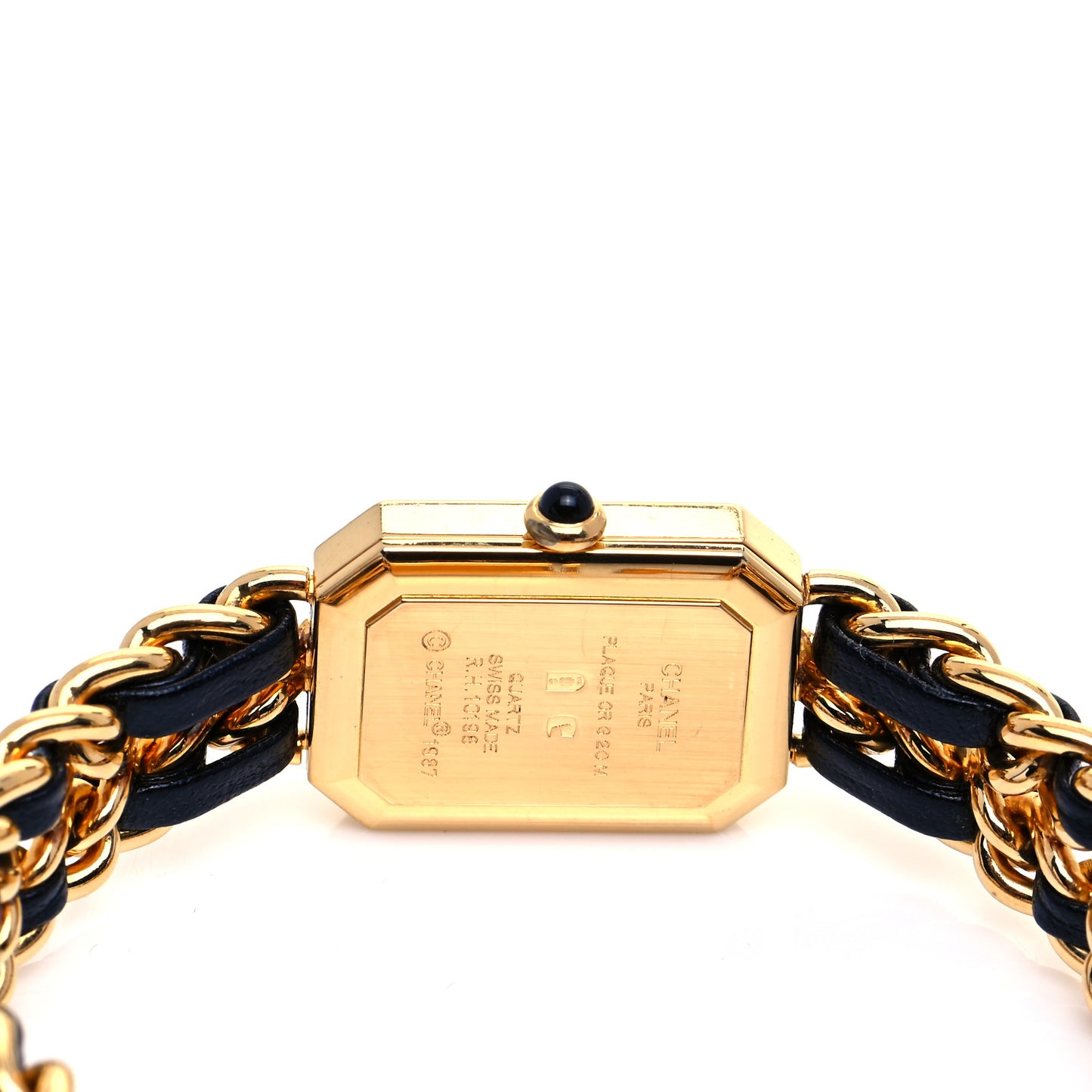 Stainless Steel Lambskin 20mm Chain Premiere Quartz Watch Gold M