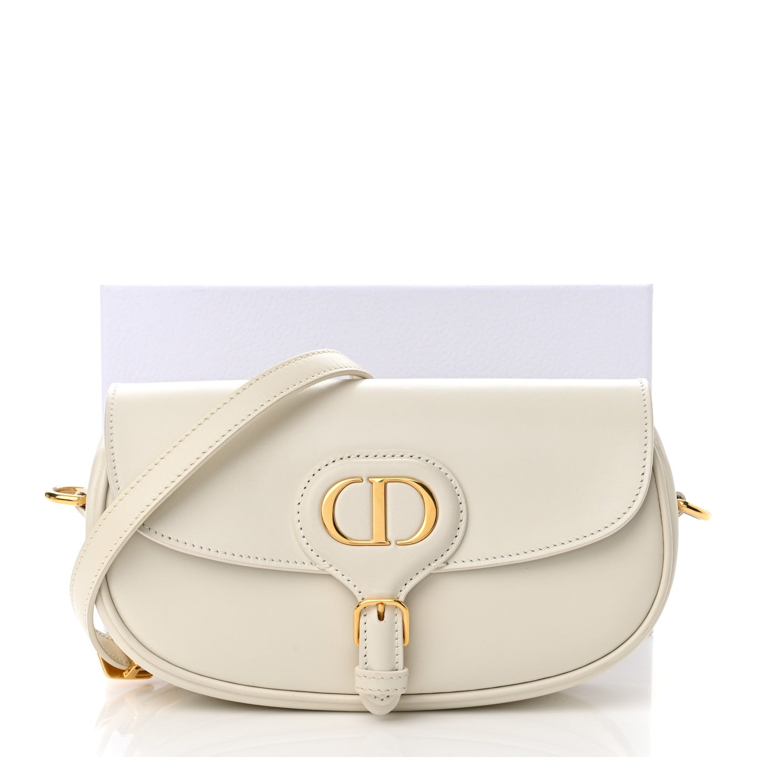 Christian Dior Box Calfskin East West Bobby Bag Latte 10 of 10