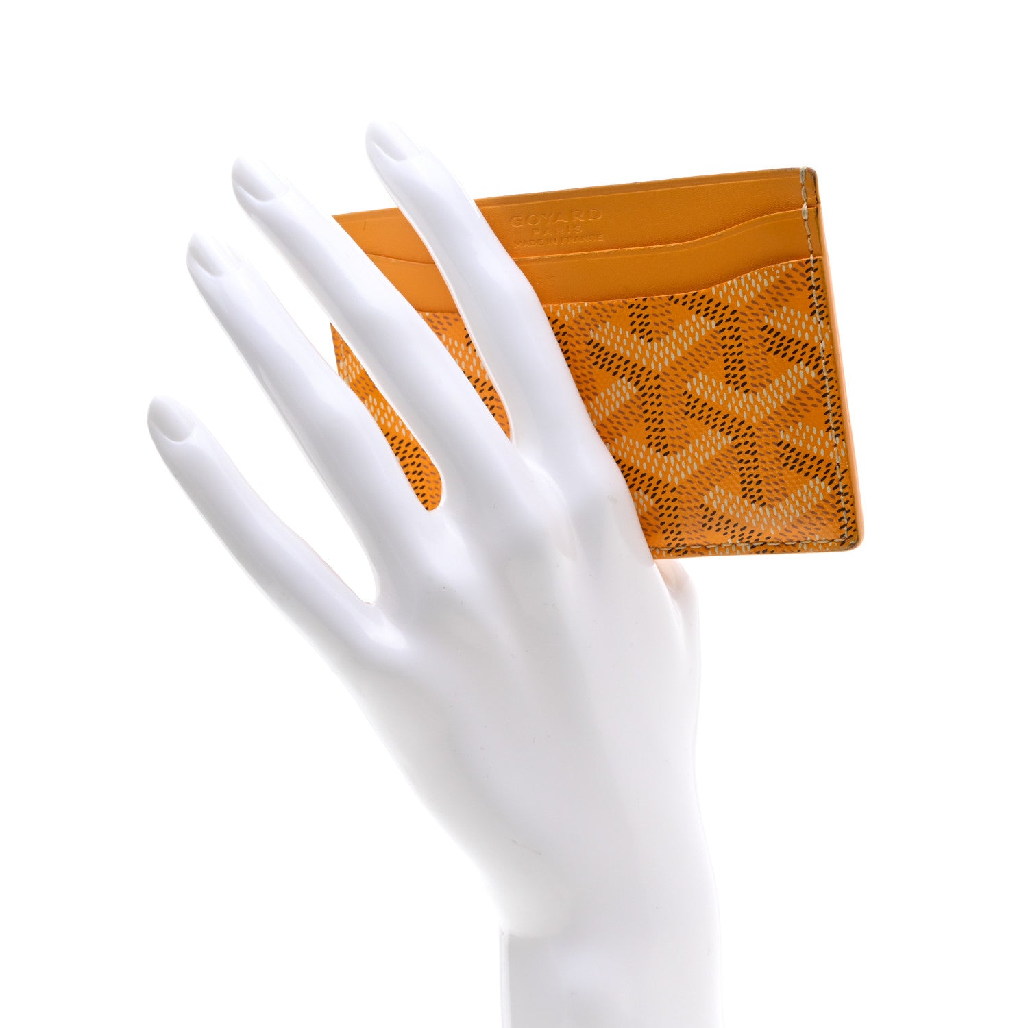 Goyard Goyardine Saint Sulpice Card Holder Yellow 2 of 8