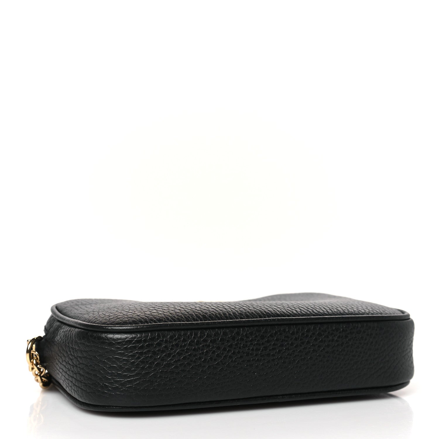 Gucci Dollar Calfskin Super Mini GG Marmont Chain Shoulder Bag Black 4 of 10