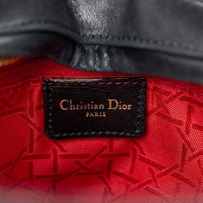 Christian Dior Lambskin Cannage Medium Lady Dior Black 6 of 11