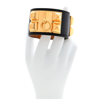 Hermes Box Collier De Chien CDC Bracelet S Black 2 of 6