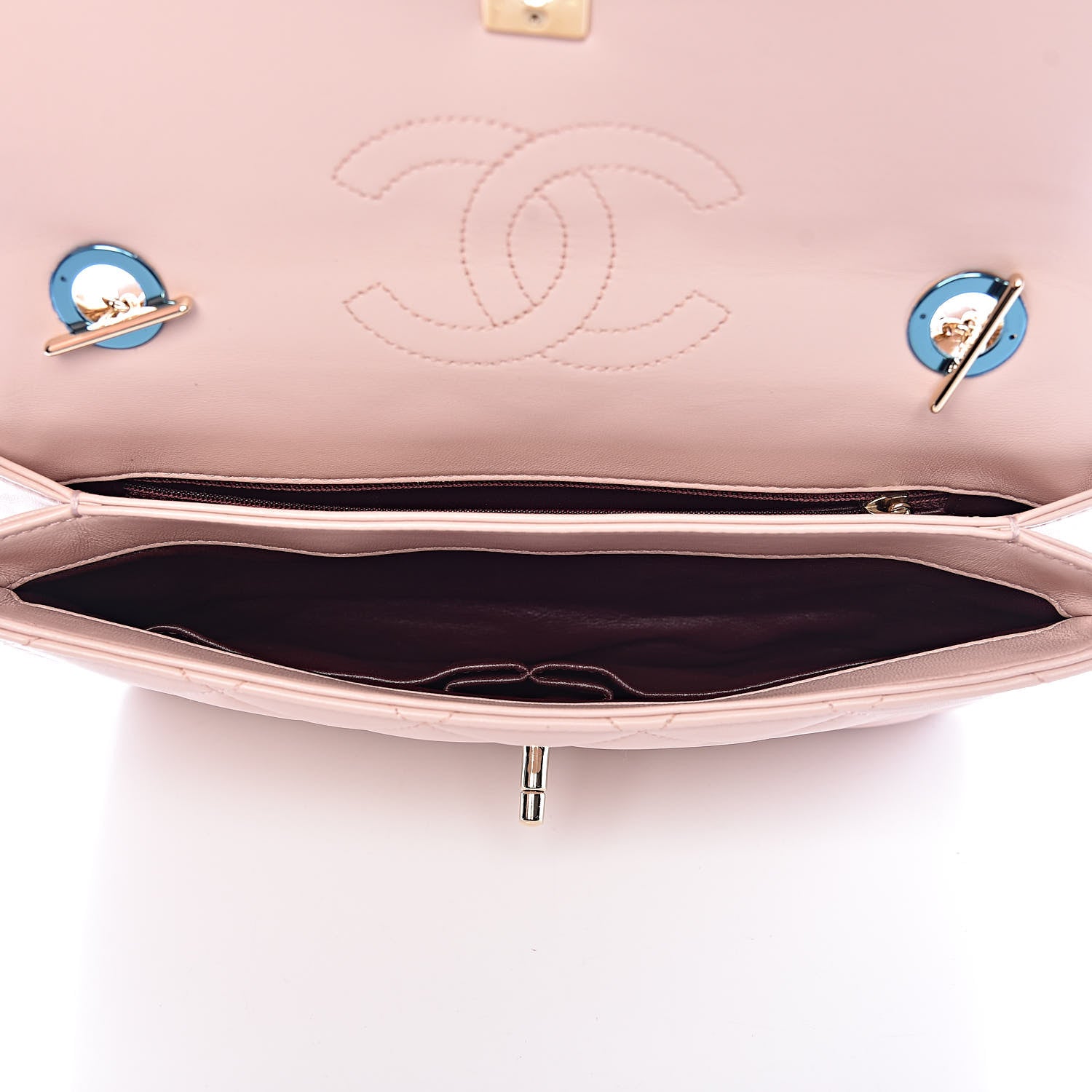 Chanel Lambskin Quilted Medium Trendy CC Flap Light Pink 5 of 11